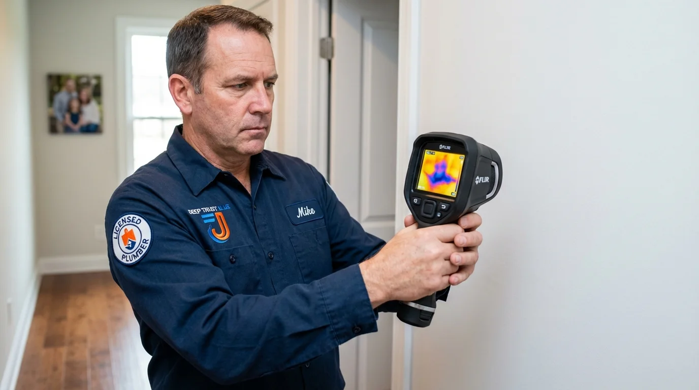 Thermal imaging leak detection by Johns Plumbing LLC in Fountain Hills